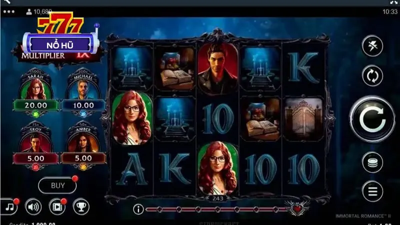 Nổ Hũ Immortal Romance